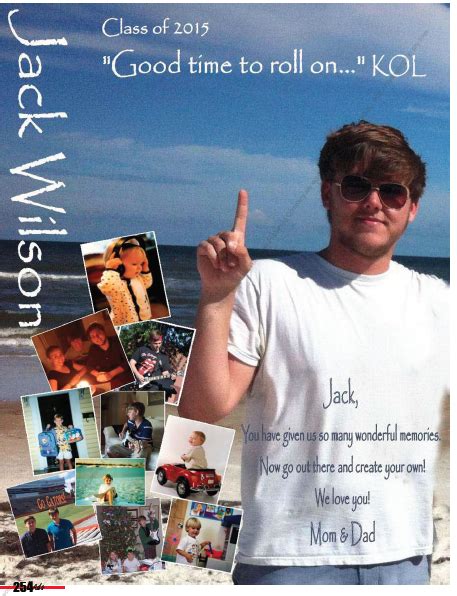 2015 Student Created Senior Yearbook Ad For Pasco High School Yearbook