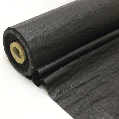 Available in gray or black and in weights of 3.2oz, 3.5oz, and 4oz per square yard. Black Polypropylene Bottom Cloth - AJT Upholstery Supplies