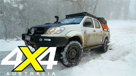 Project Toyota Hilux Test Drive In The Snow 4x4 Australia Youtube