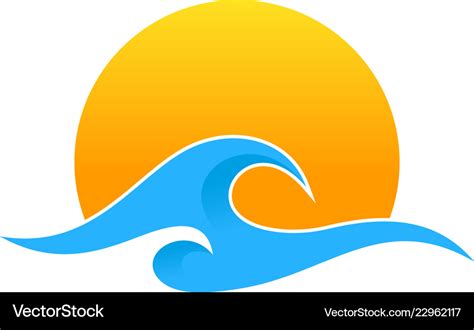 Sun And Wave Logo