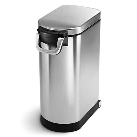 Simplehuman X Large Brushed Stainless Steel In Fingerprint Proof Pet