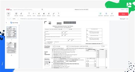 Alabama Form 40 Instructions 2023 Printable Forms Free Online