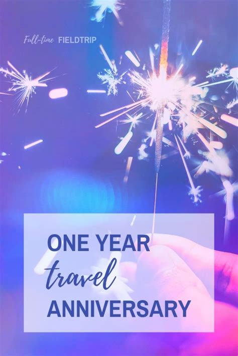 One Year Travel Anniversary Full Time Field Trip