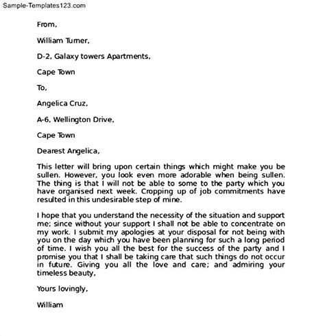 This form is a sample letter in word format covering the subject matter of the title of the form. Apology Letter for Mistake to Girlfriend - Sample ...