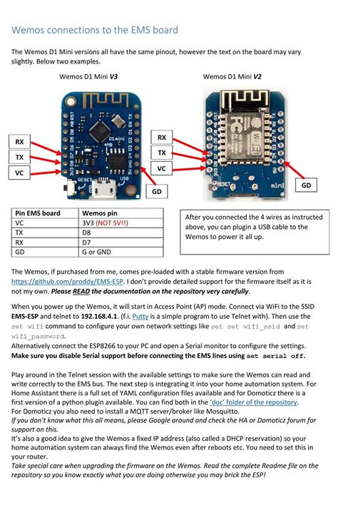 The Ultimate Guide To Understanding The Wemos D Mini Schematic