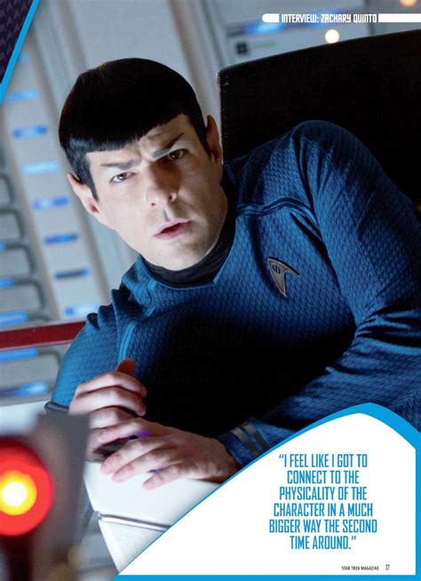 Star Trek Magazine Zachary Quintos Spock Photo 34382532 Fanpop