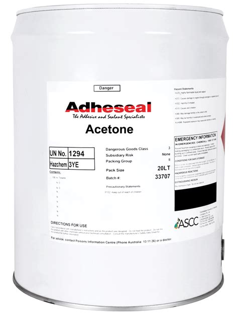 Acetone Adheseal