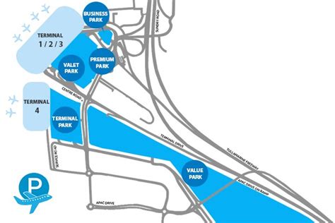 Melbourne Airport Parking Map Flyparks