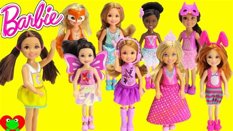 All things barbie & friends. Barbie Dolls Small Chelsea and Friends - YouTube