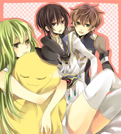 Karu Yuzuki Karu C C Cheese Kun Kururugi Suzaku Lelouch Lamperouge Code Geass Pizza Hut