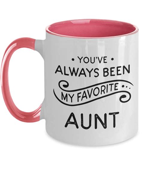 aunt mug thank you auntie favourite aunt you ve always etsy