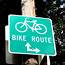 Bike Route Sign Picture  Free Photograph Photos Public Domain