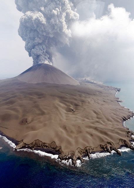 Nishinoshima The Island Covered With A Thick Layer Of Ash Photo