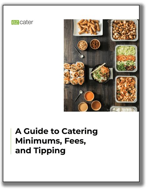 A Guide to Catering Minimums, Fees, and Tipping - Lunch Rush