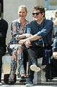 Kate Moss ands beau Nikolai von Bismarck attend Paris Men's Fashion ...