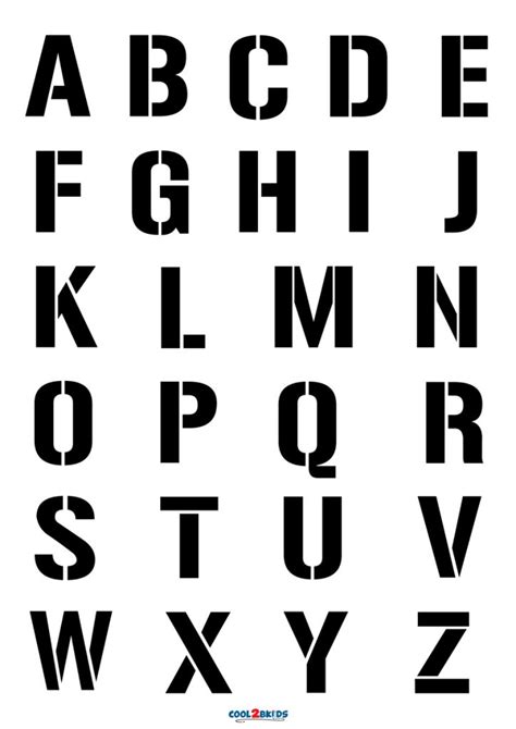 Even if every person presently has schedule displayed on their mobile phone, some individuals still require published work schedule. Printable Letter Stencils for Block and Small Font