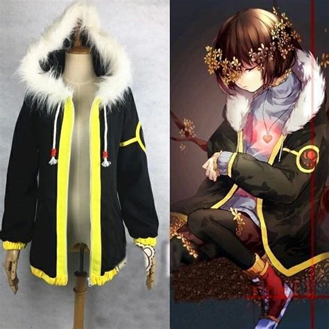 Anime Undertale Frisk Coat Unisex Cosplay Costume Jacket Custom Made In