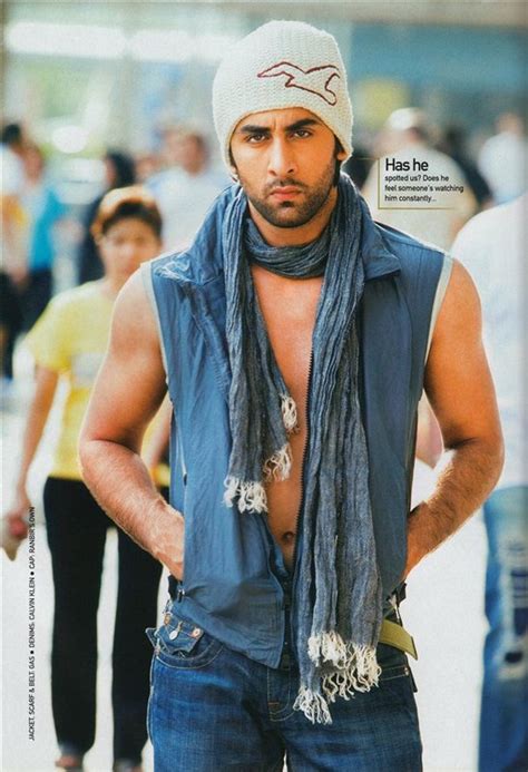 Shirtless Bollywood Men Ranbir Kapoor Shirtless On The Street