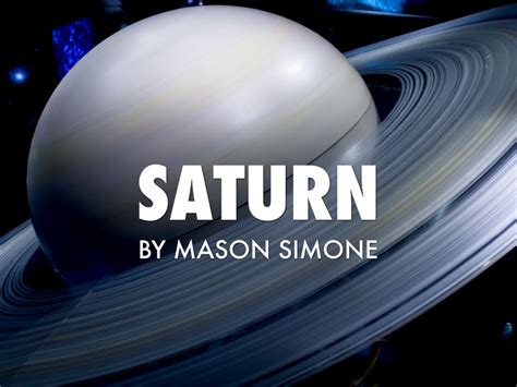 Saturn By Jacklyn White