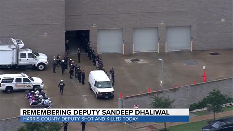 The Body Of Harris County Deputy Sandeep Dhaliwal Is Being Taken From