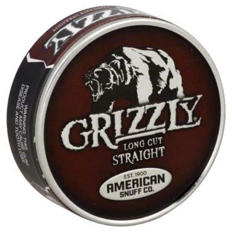 Grizzly Long Cut Straight Chewing Tobacco 12 Oz Pay Less Super Markets