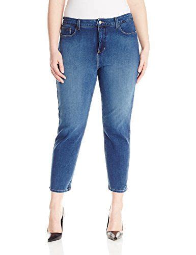 Nydj Womens Plus Size Ira Relaxed Ankle Jeans In Shape 360 Denim