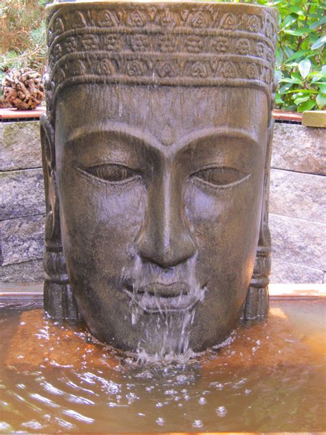 Maybe you would like to learn more about one of these? Buddha-Kopf Khmer - Brunnen | Klassische Gartenelemente ♦ ...