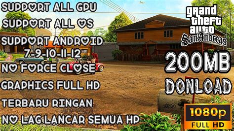 Download Gta Sa Lite Original Android Terbaru Hari Ini Cuma 200mb