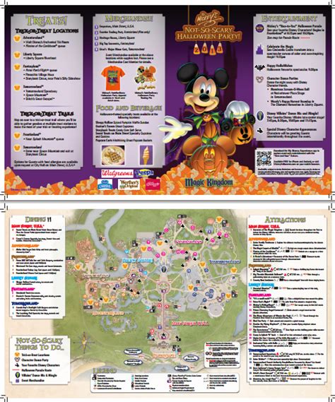 2023 Mickeys Not So Scary Halloween Party Map Best Dates Disney