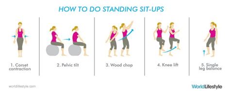 Standing Situps Tone Your Core Without Lying Down Or Leaving Your