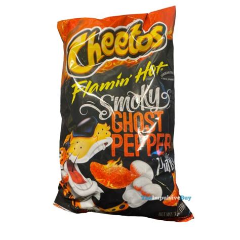 Review Cheetos Flamin Hot Smoky Ghost Pepper Puffs The Impulsive Buy