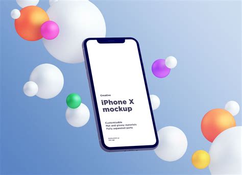 Free iphone 12 psd mockup to present your ios app or ui design in a photorealistic look. Free Fully Customizable Floating iPhone X Mockup PSD ...