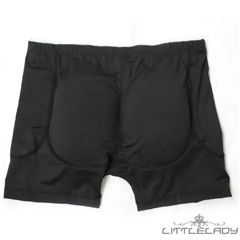 Fullness Men Boxer Padded Butt Booster Enhancer Flat Stomach Shapewear Underwear Th