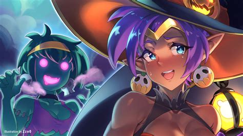 Shantae Halloween Wallpapers Cat With Monocle