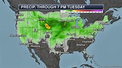 5 Day National Weather Map - Oconto County Plat Map