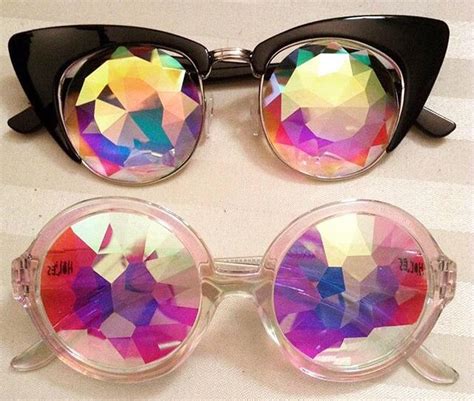 H0les Eyewear Prr Cat Frame Glasses And H0les Luna Prismatic Glasses