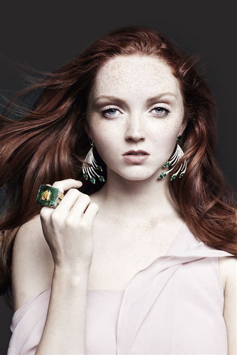 Lily Cole Wears Emeralds Lily Cole Model Beauty