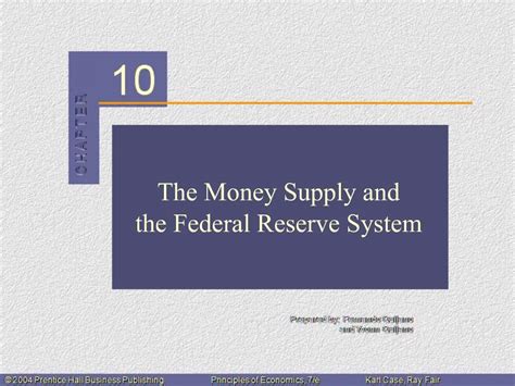 Ppt The Money Supply And The Federal Reserve System Powerpoint