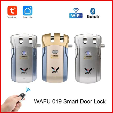 Wafu 019 Fringerprint Lock Tuya Smart Life Wifi Door Lock Password Door