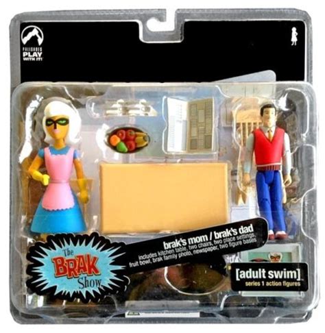 Adult Swim The Brak Show Mom And Dad Action Figure 2 Pack Ebay