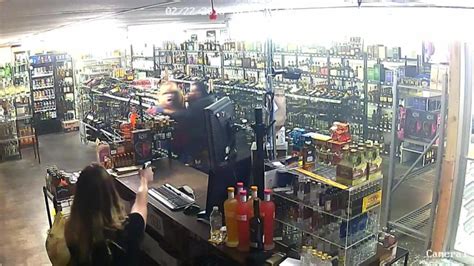 Dramatic Video Shows Mother And Daughter Firing On Alleged Liquor Store Robber