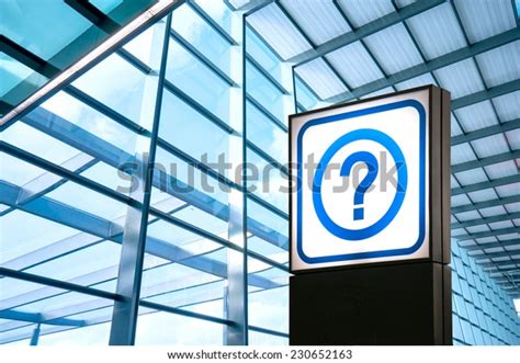 Help Desk Information Sign Airport Tourist Stock Photo 230652163