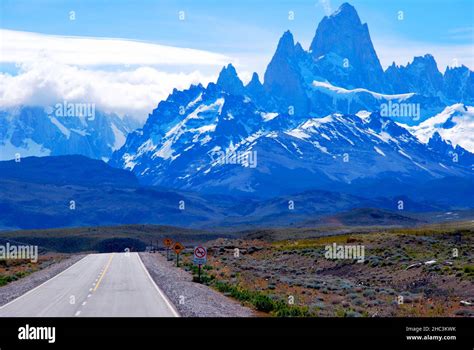 Mountain Scenery In Patagonia Stock Photo Alamy