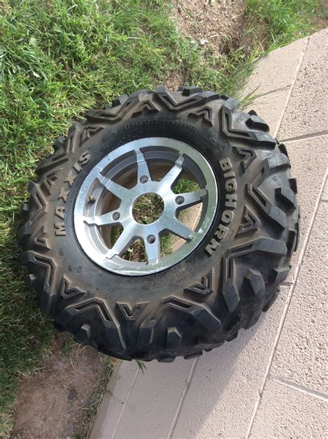 Polaris Rzr 800 900 Bighorn Maxxis Spare Wheel Tire Rim 26x9x12 For