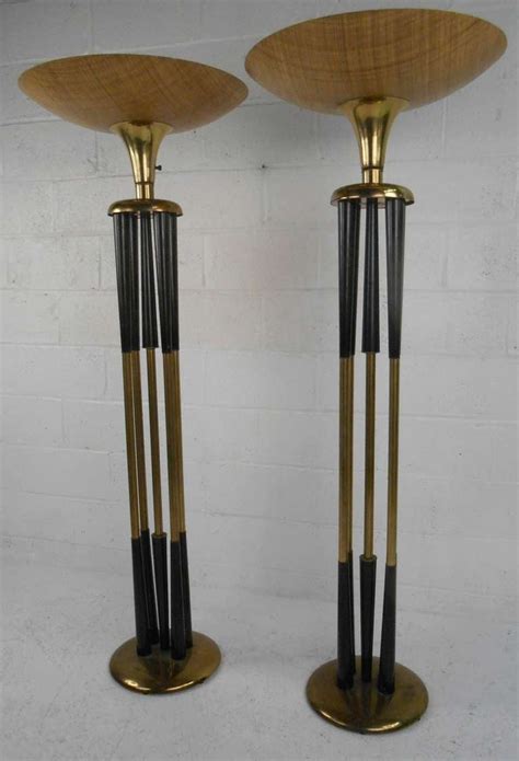 About 63% of these are floor lamps. Pair Vintage Torchiere Floor Lamps at 1stdibs