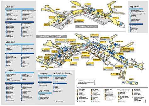 Amsterdam Schiphol Airport Map Arrivals