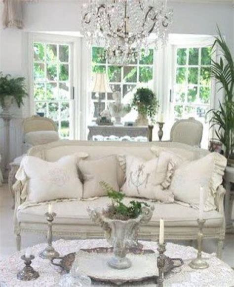 Beautiful White Shabby Chic Living Rooms Ideas
