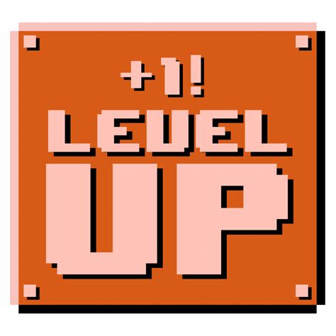Level Up Icon Pixel Art Mundo Dos Games Retro Arcade Vintage Cartoon