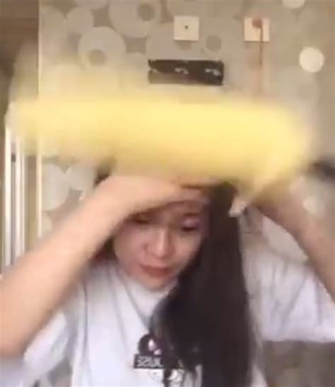 Woman Has Hair Ripped Out After Eating Corn Cob Off Spinning Drill
