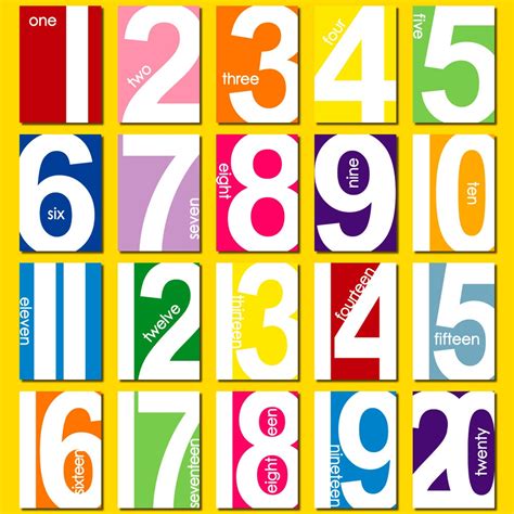 Clipart Numbers 1 20 Clipground